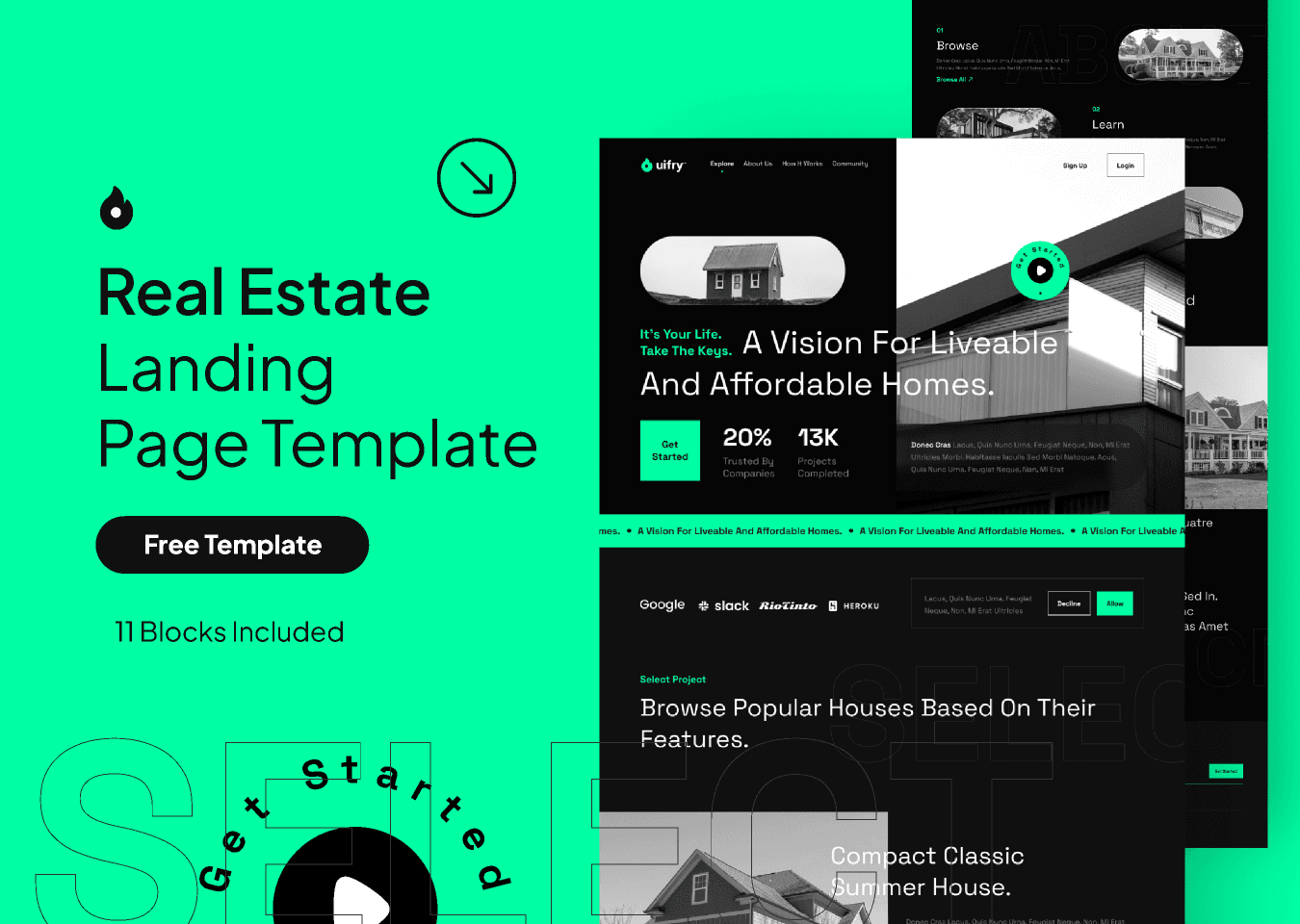 Real Estate Web UI/UX