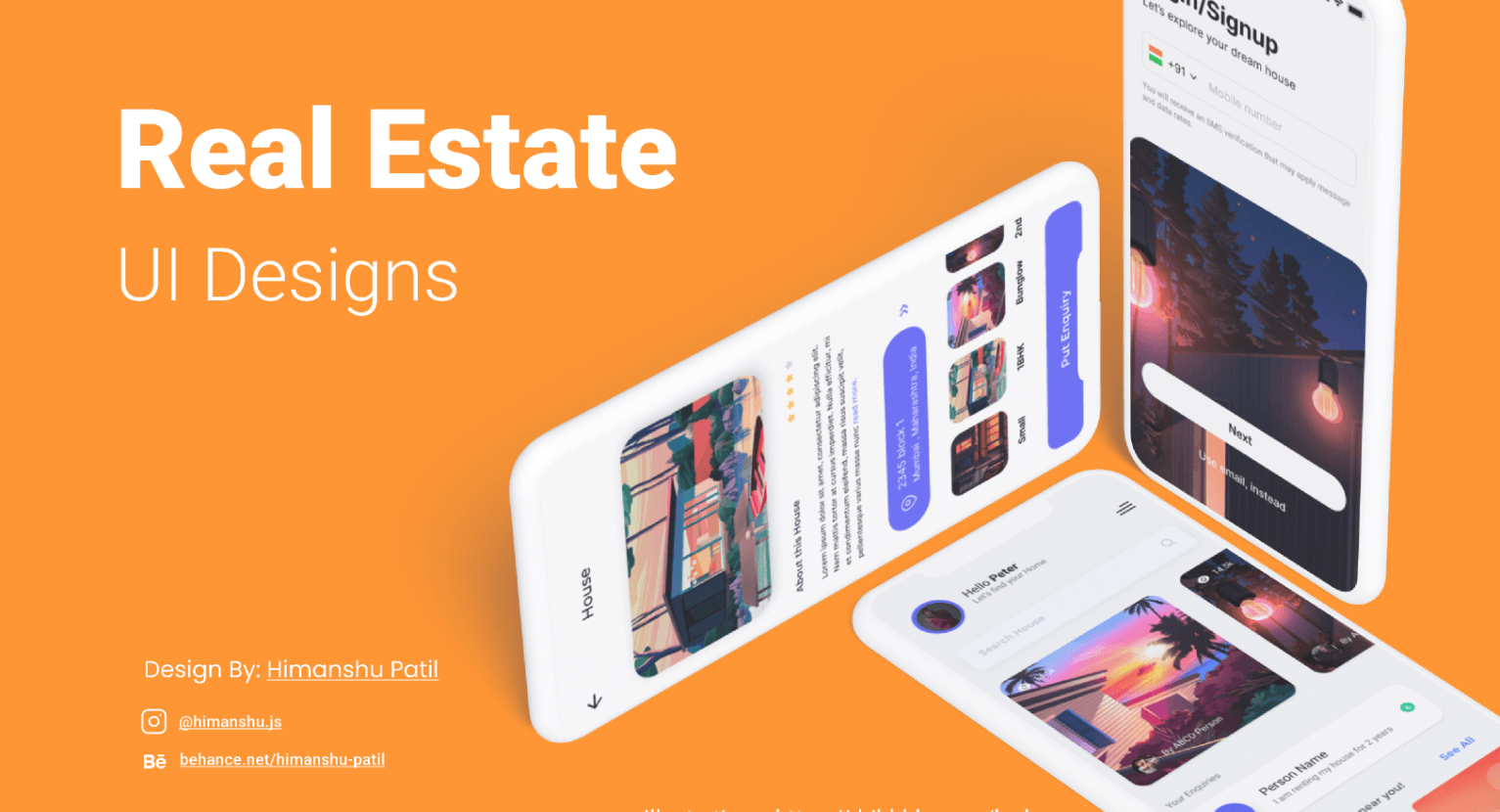 Real Estate Web UI/UX