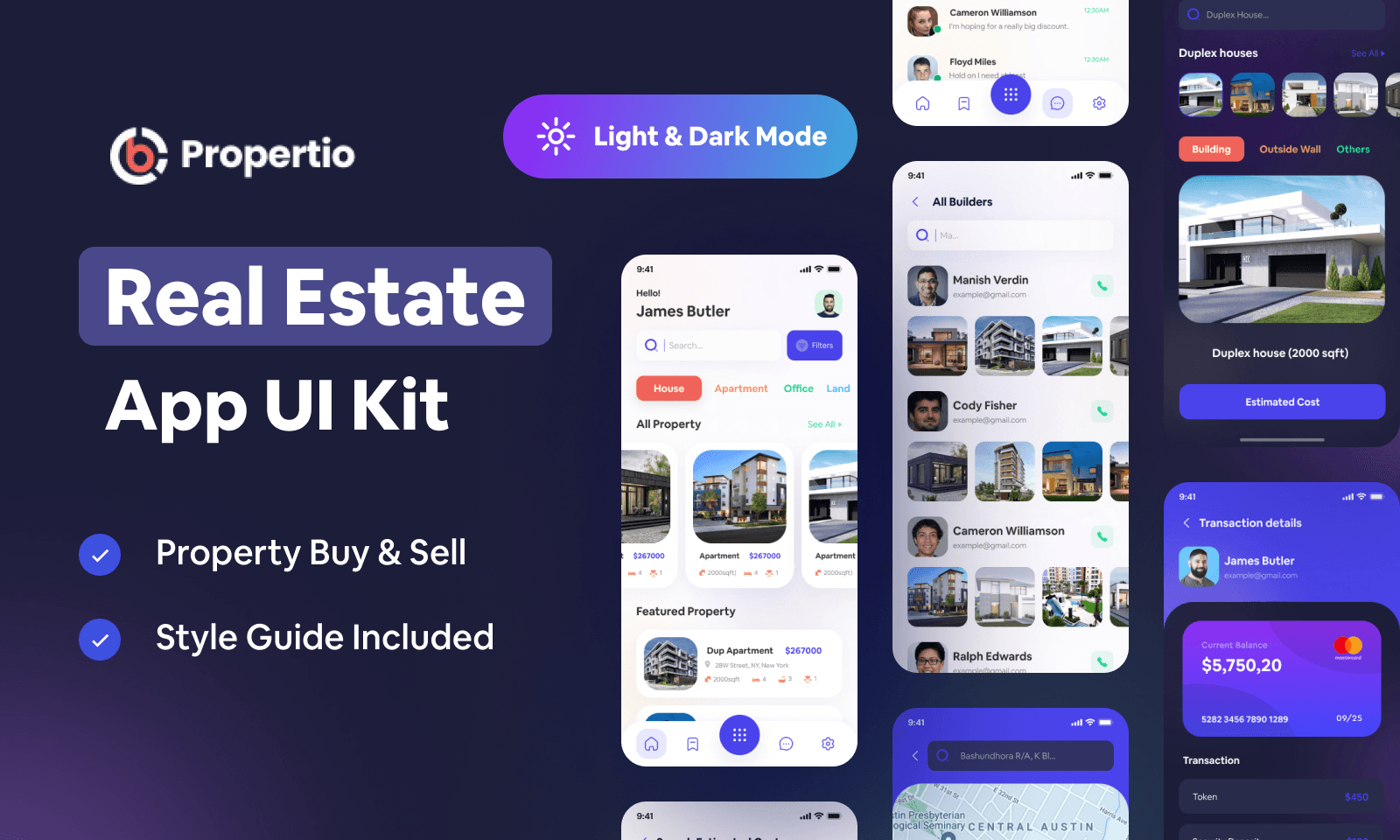 Real Estate Web UI/UX