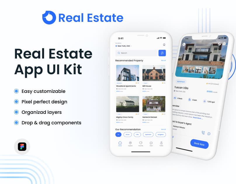 Real Estate Web UI/UX