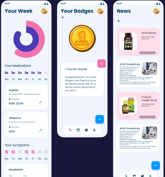 Health Tech Mobile App UI Kit