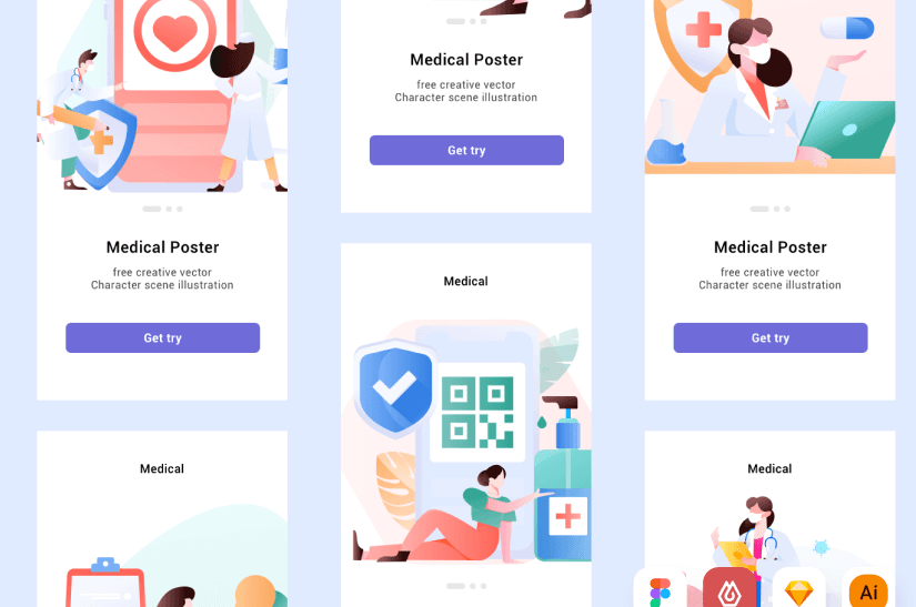 Health Tech Mobile App UI Kit