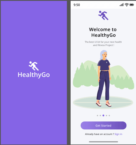 Health Tech Mobile App UI Kit