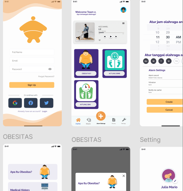 Health Tech Mobile App UI Kit