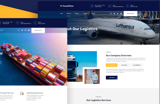 Logistics Web UI Kit