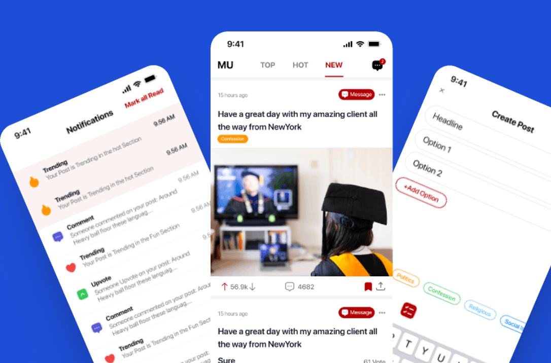 Social Media Mobile UI Kit