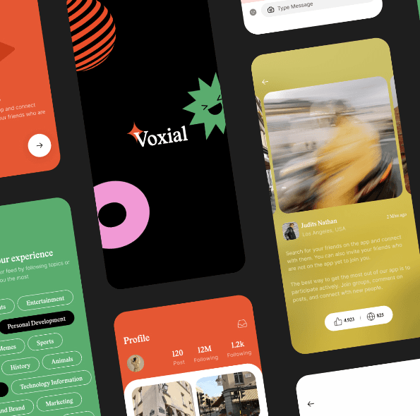 Social Media Mobile UI Kit