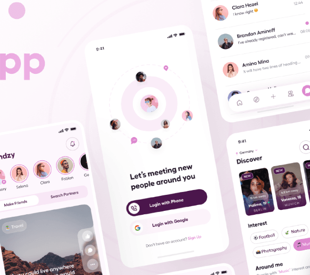 Social Media Mobile UI Kit