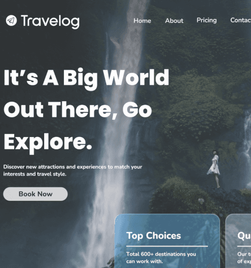 Travel Web UI Kit