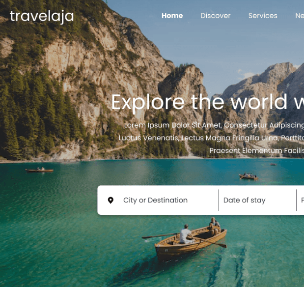 Travel Web UI Kit