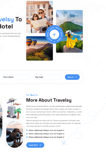 Travel Web UI Kit