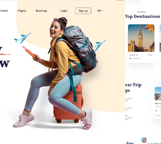 Travel Web UI Kit