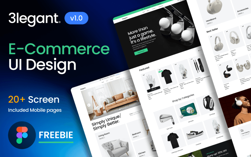 E-commerce Mobile App UI Kit